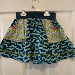 Matilda Jane dog skirt with pockets size 6